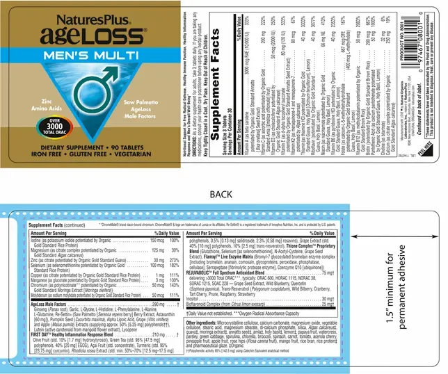 AgeLoss Men's Multi - 90 Tablets - Image 4