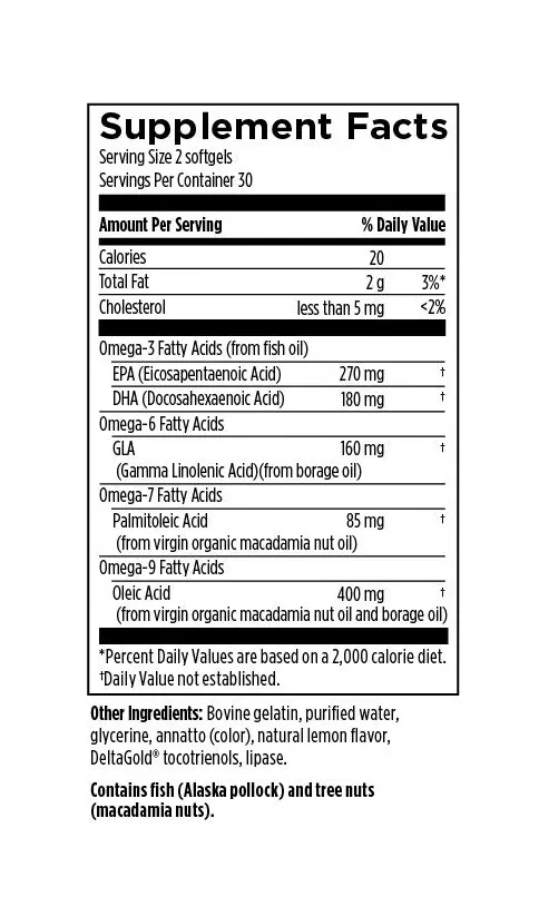 OmegAvail™ Synergy - 60 softgels - Image 2