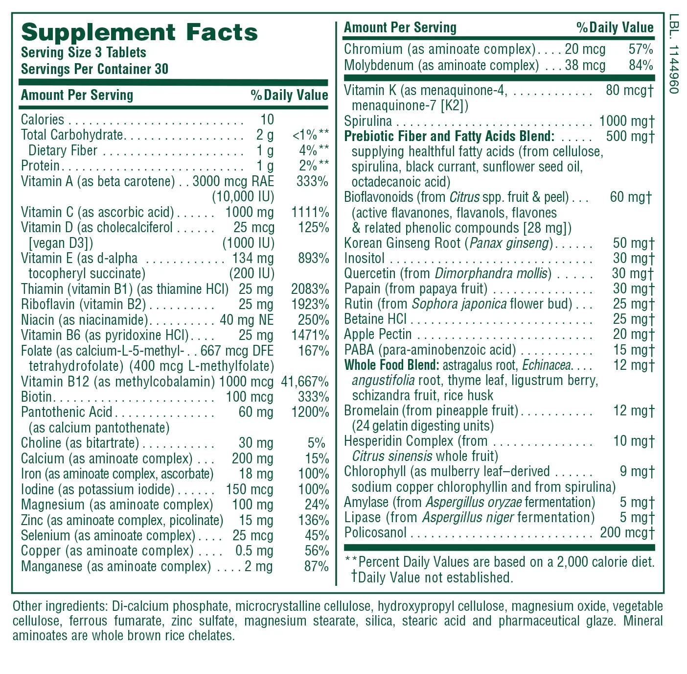 Source of Life® Multivitamin - 90 tablets - Image 2